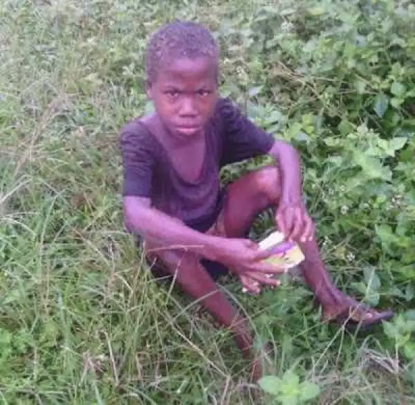 6-Year-Old Effiong Lived In The Bush For One Year To Avoid 